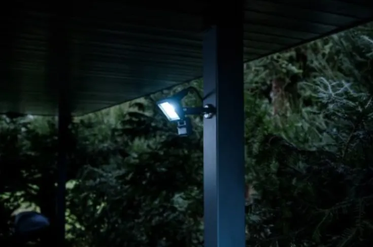 Discount projektør LED med sensor, sort, 6500K, Projektører