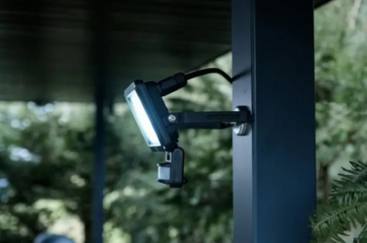 Hot projektør LED med sensor, sort, 6500K, Projektører