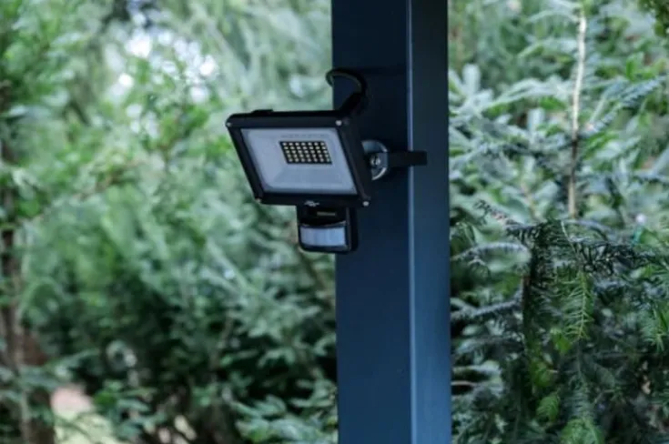 Hot projektør LED med sensor, sort, 6500K, Projektører