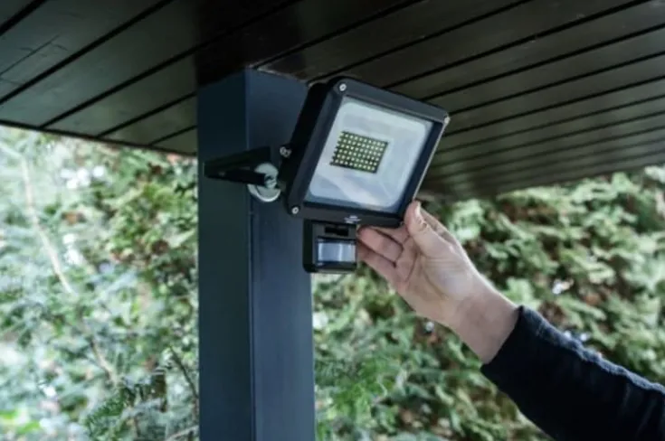 Best projektør LED med sensor, sort, 6500K, Projektører