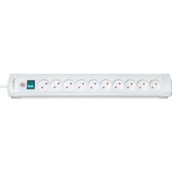 Discount stikdåse med 10 udtag, 3M ledning + afb Stikdåser