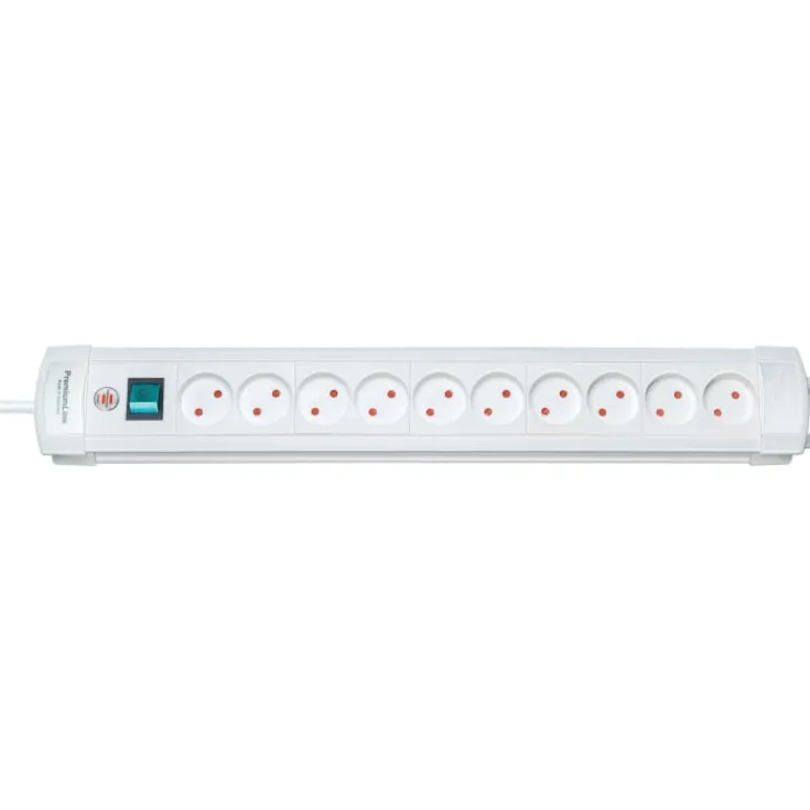 Discount stikdåse med 10 udtag, 3M ledning + afb Stikdåser