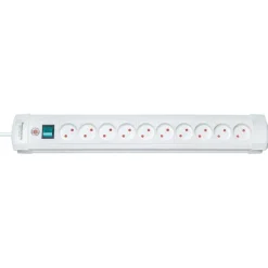 Discount stikdåse med 10 udtag, 3M ledning + afb Stikdåser