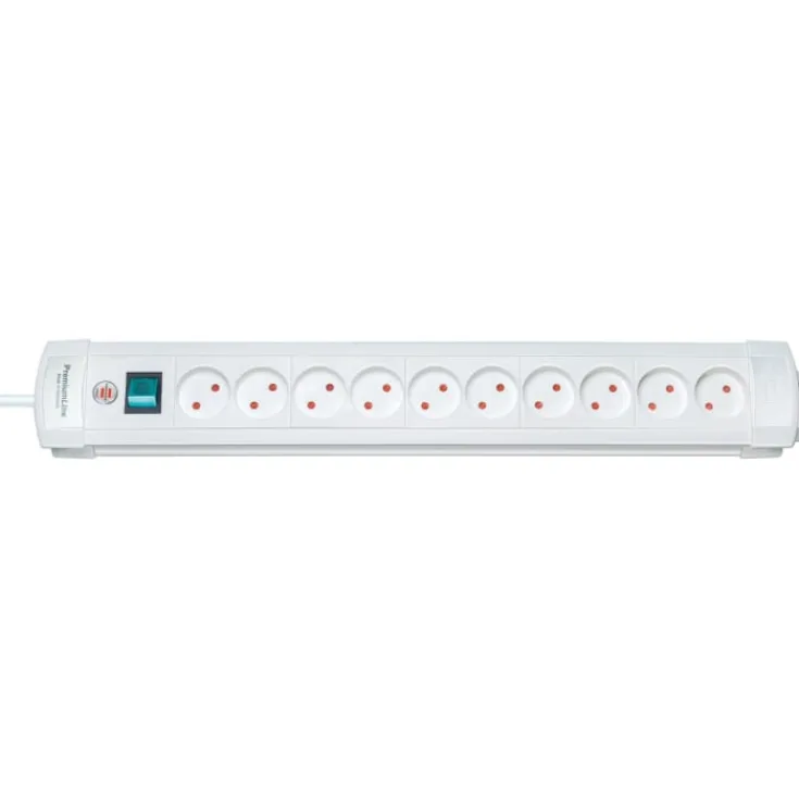 Discount stikdåse med 10 udtag, 3M ledning + afb Stikdåser