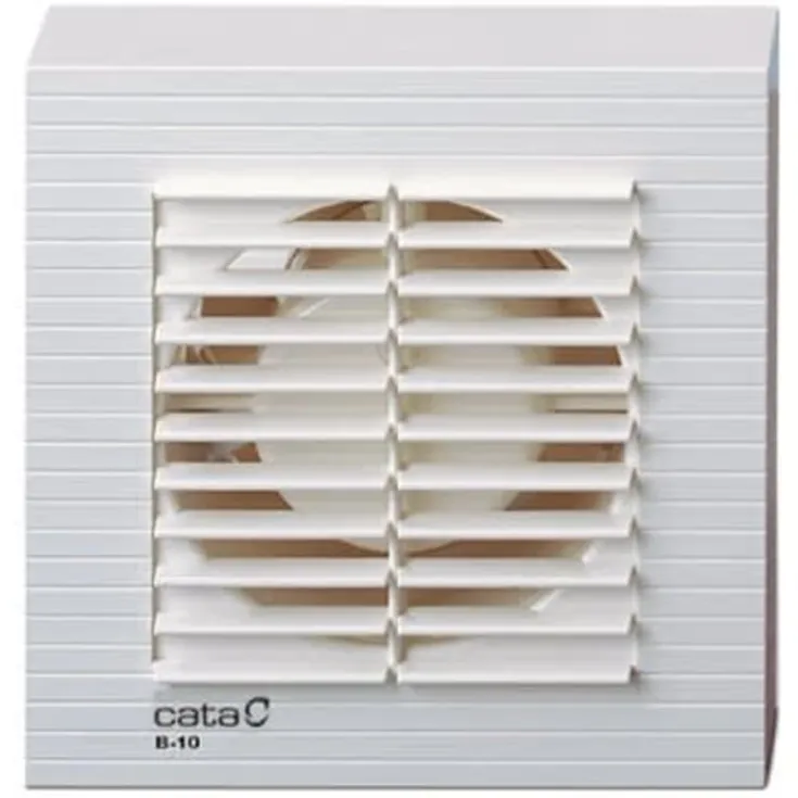 Outlet B10 badventilator, timer, Ø100 mm, hvid Badeværelsesventilatorer