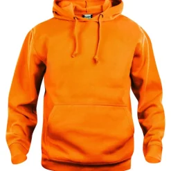 Online Baic hoodie, hi-vi orange, tr. Trøjer, Hoodies Og Sweatshirts