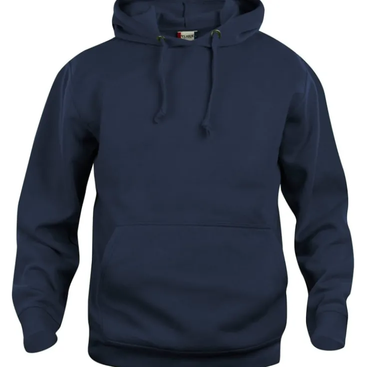 Outlet Baic hoodie, mørk marineblå, tr. Trøjer, Hoodies Og Sweatshirts