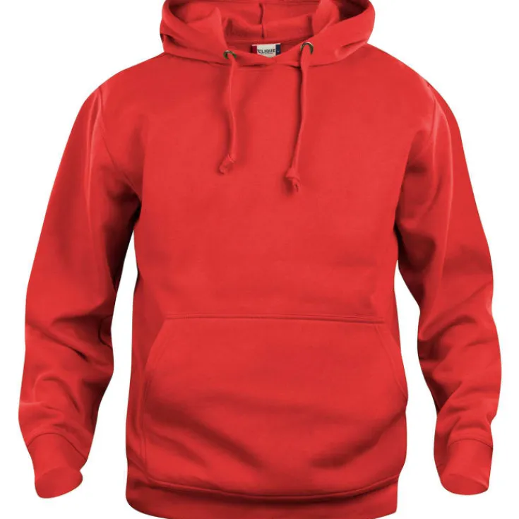 Baic hoodie, rød, tr. Trøjer, Hoodies Og Sweatshirts