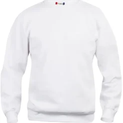 Online Basic Roundneck sweatshirt, hvid, str. 2XL Trøjer, Hoodies Og Sweatshirts