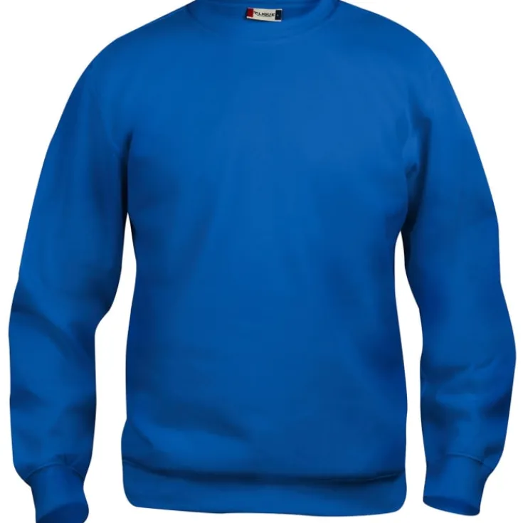 Discount Basic Roundneck sweatshirt, kongeblå, str. 2XL Trøjer, Hoodies Og Sweatshirts