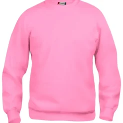 Discount Basic Roundneck sweatshirt, lys pink, str. 2XL Trøjer, Hoodies Og Sweatshirts
