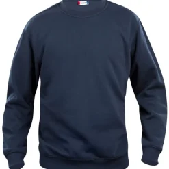 Sale Basic Roundneck sweatshirt, mørk marineblå, str. XS Trøjer, Hoodies Og Sweatshirts