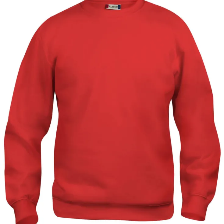 Online Basic Roundneck sweatshirt, rød, str. 2XL Trøjer, Hoodies Og Sweatshirts