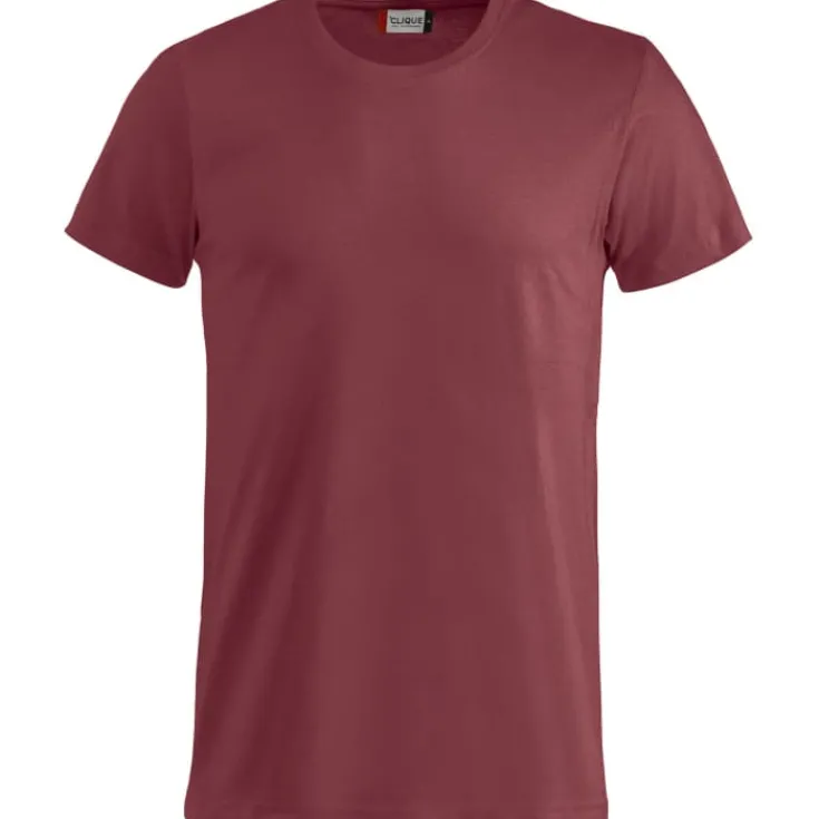 Basic t-shirt, bordeaux, str. T-Shirts & Poloshirts