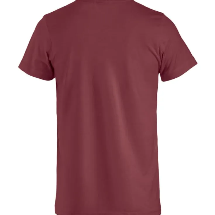 Basic t-shirt, bordeaux, str. T-Shirts & Poloshirts