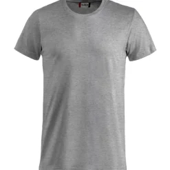 Outlet Basic t-shirt, gråmeleret, str. T-Shirts & Poloshirts