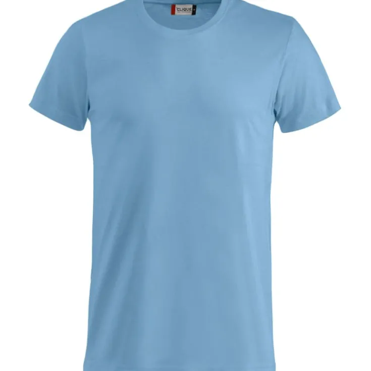 New Basic t-shirt, lys blå, str. T-Shirts & Poloshirts