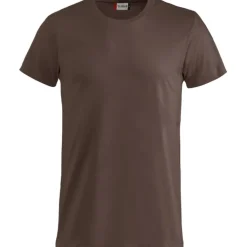 Sale Basic t-shirt, mørkebrun, str. T-Shirts & Poloshirts