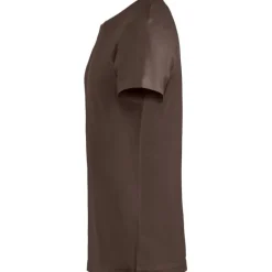 Sale Basic t-shirt, mørkebrun, str. T-Shirts & Poloshirts