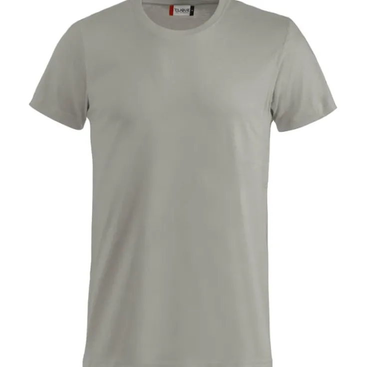 Basic t-shirt, sølvgrå, str. T-Shirts & Poloshirts