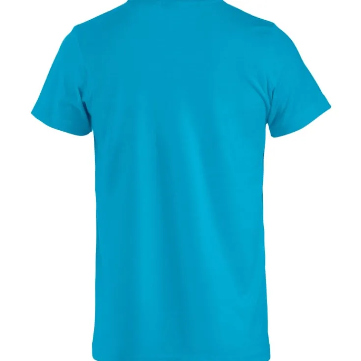 Online Basic t-shirt, turkis, str. T-Shirts & Poloshirts