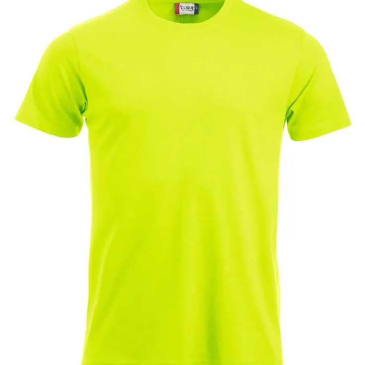 New New Classic t-shirt, refleksgrøn, str. L T-Shirts & Poloshirts