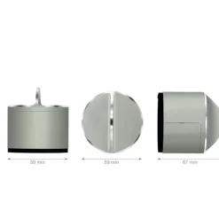 Outlet Danalock V3 Smart Lock Scandi elektronisk dørlås, bluetooth, sort Alarmsystemer & Tyverisikring