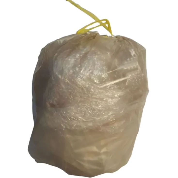 Online affaldssække i klar plast, med snoreluk, 70x105 cm, 110 liter Rengøring & Affald