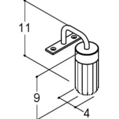 Outlet Lyra spejllampe, Spejllamper