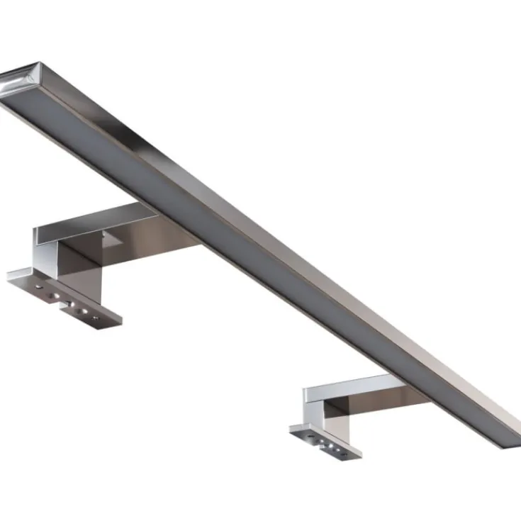Outlet Mido+ Libra spejllampe, krom, Spejllamper