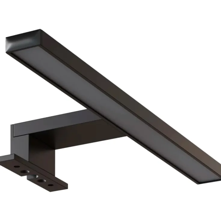 Outlet Mido+ Libra spejllampe, sort, Spejllamper