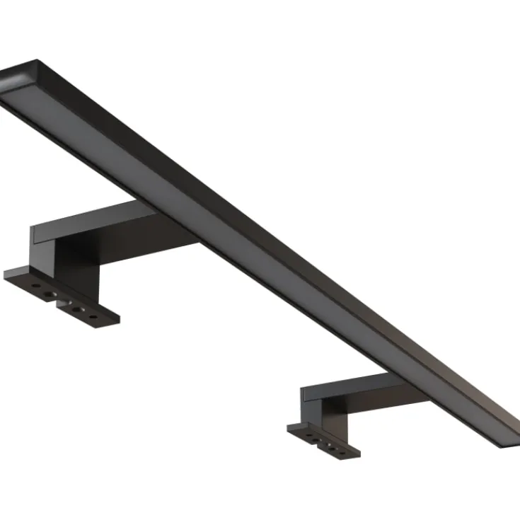 Outlet Mido+ Libra spejllampe, sort, Spejllamper