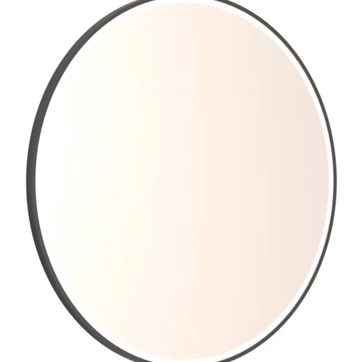 Clearance Mido+ Shine spejl med lys, dæmpbar, , sort Spejle Med Lys