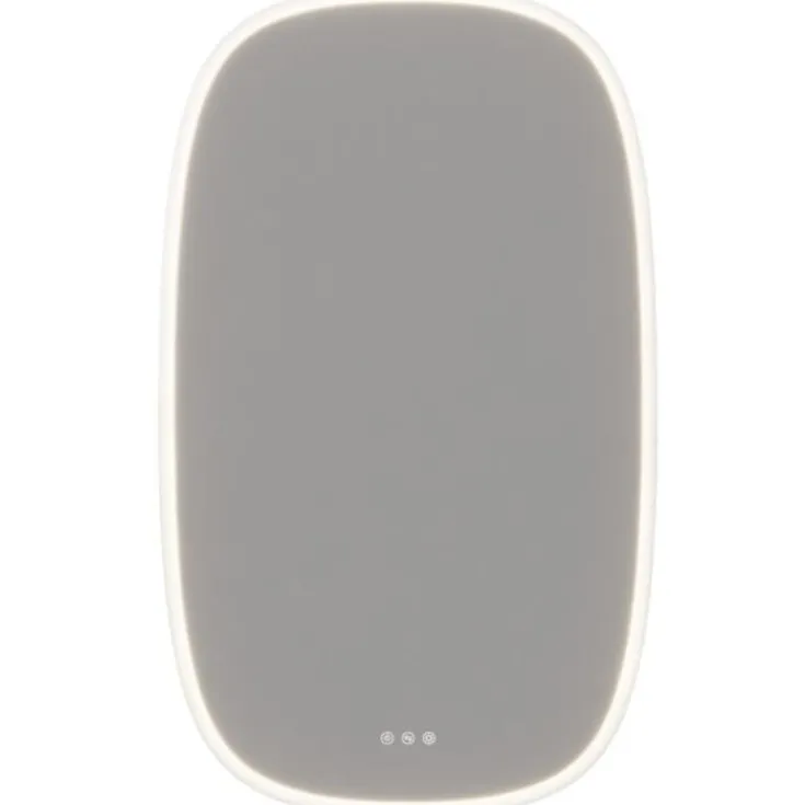 Best Squircle spejl med lys, 100x60 cm Spejle Med Lys|Tilbud
