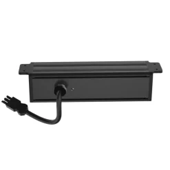 bordstikdåse, 3 stikkontakter, A+C USB-oplader, sort Stikdåser