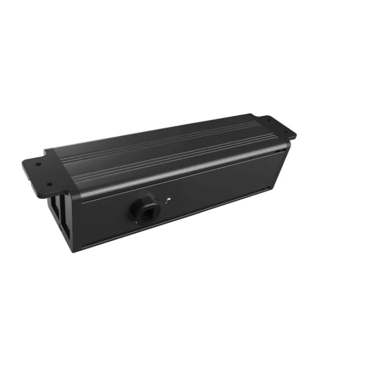 Outlet underbordsstikdåse, 3 stikkontakter, A+C USB-oplader, sort Stikdåser