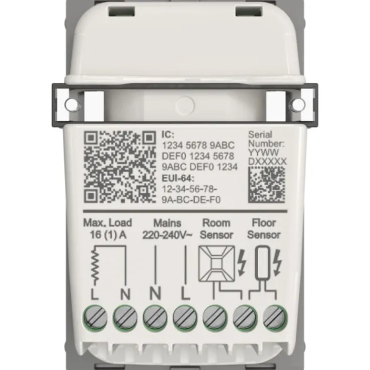 New Incontrol gulvvarmetermostat med ledningsføler El Gulvvarme|Devi