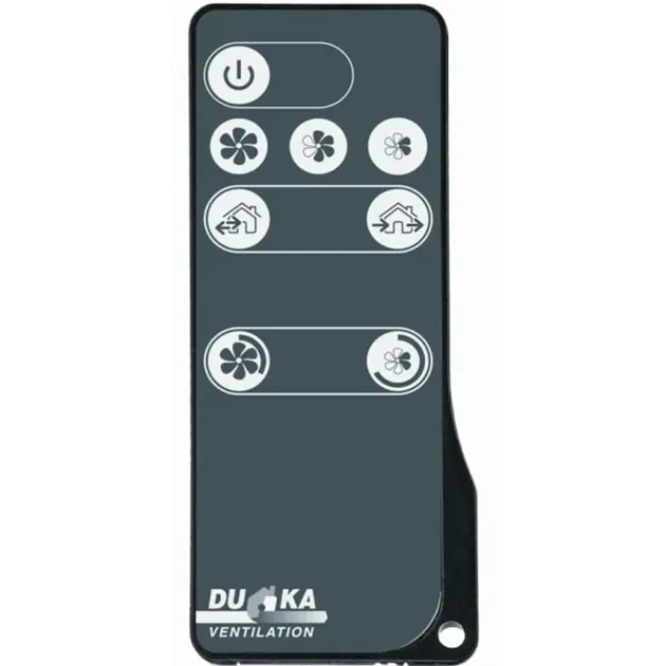 New fjernbetjening til One Ø160 mm Varmegenvinding|Duka