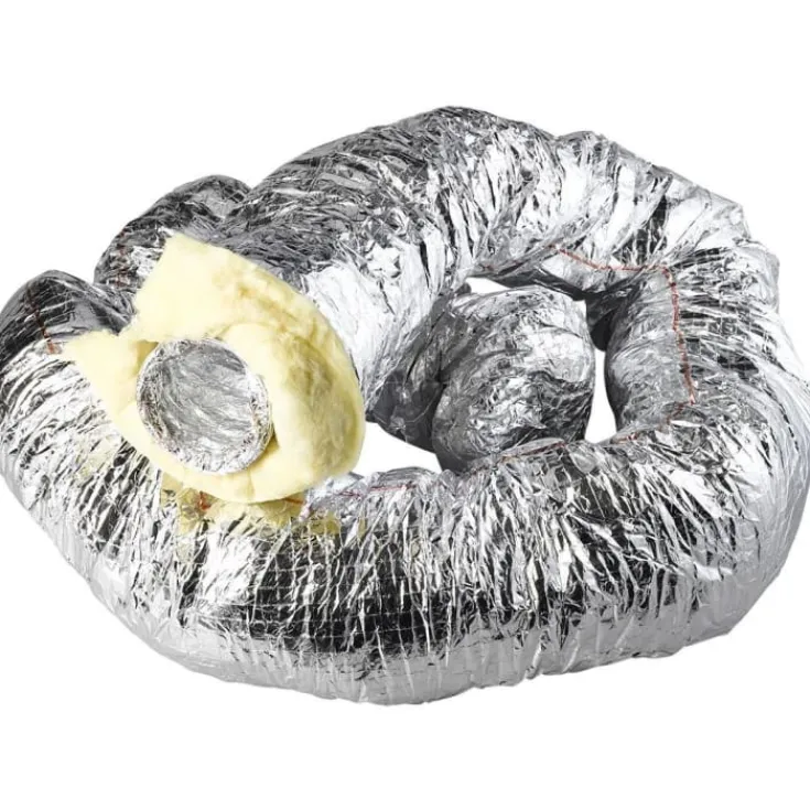 Discount isoleret alufolie flexslange, Ø100 mm, 5 meter Flexslanger|Duka