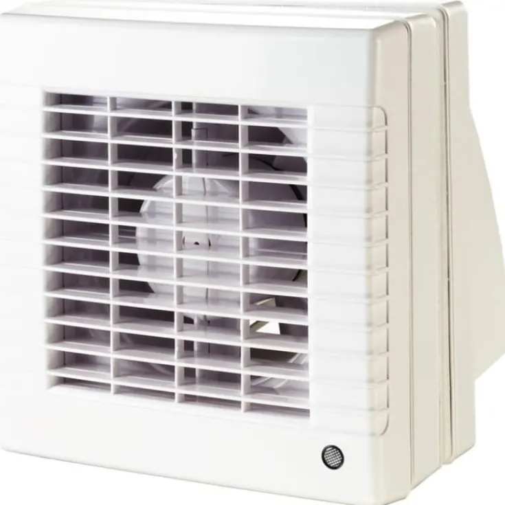 MAO2 L TH badventilator, fugtstyring, timer, Ø125 mm, hvid Duka|Badeværelsesventilatorer