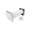 Clearance One D6 ventilator med varmegenvinding, Ø160 mm, hvid Varmegenvinding|Duka