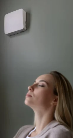 Hot One S6 ventilator med varmegenvinding, Ø160 mm, wi-fi, hvid Varmegenvinding|Duka