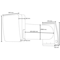 Hot One S6 ventilator med varmegenvinding, Ø160 mm, wi-fi, hvid Varmegenvinding|Duka