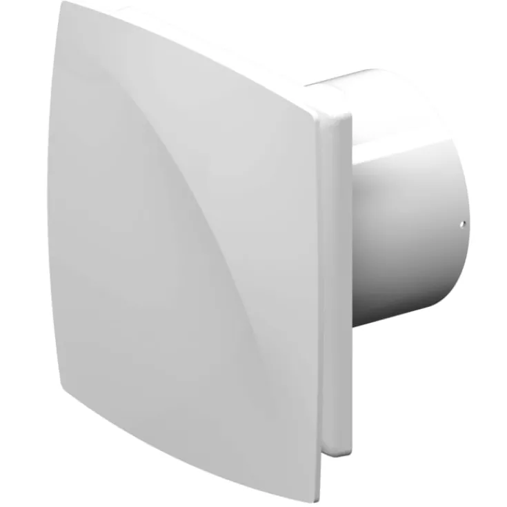 Outlet Pro 90 ventilator Ø100mm, hvid Duka|Badeværelsesventilatorer