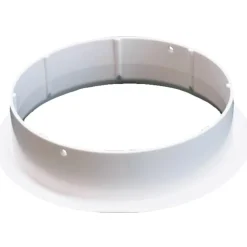 rørstuds for S7 ventilator Ø100 mm, hvid Rørmuffer|Duka