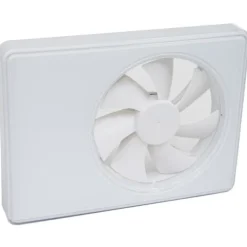 Discount SmartFan badventilator, fugtstyring, timer, Ø100 mm, hvid Duka|Badeværelsesventilatorer