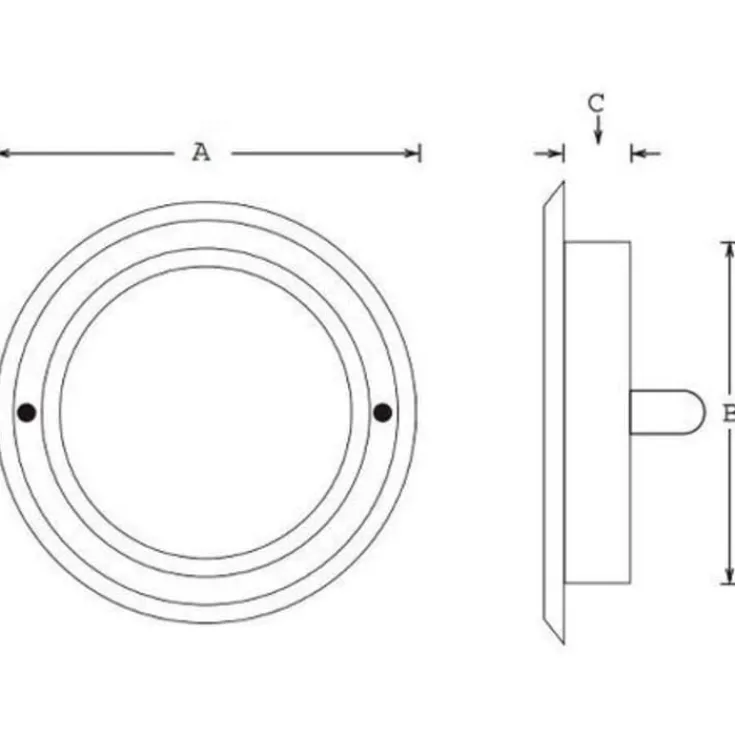Outlet tallerkenventil, Ø117 mm, hvid Ventiler|Duka