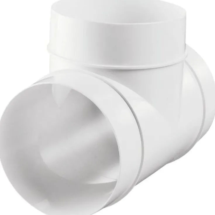 New T-stykke, Ø100 mm Rørmuffer|Duka