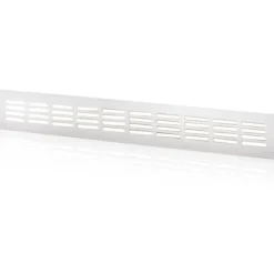 Outlet ventilationsrist, 400x60 mm, hvid Ventilationsriste|Duka