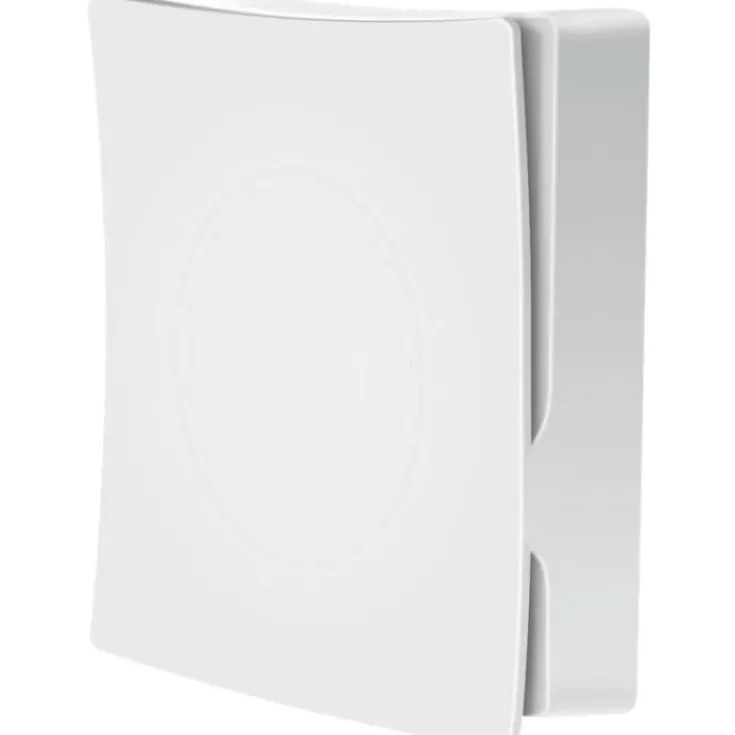 Online vægventil, Ø95 mm, 163x163 mm, hvid Ventiler|Duka